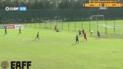 日本U15两球落后！韩国U15下底传中+中路推射得手